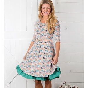 Matilda Jane two layer ruffle dress